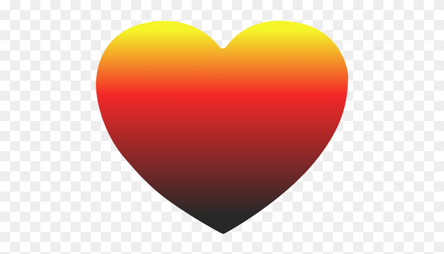 Ombre Sunset Heart-shaped Mousepad - Pacific Islands Club Guam Clipart