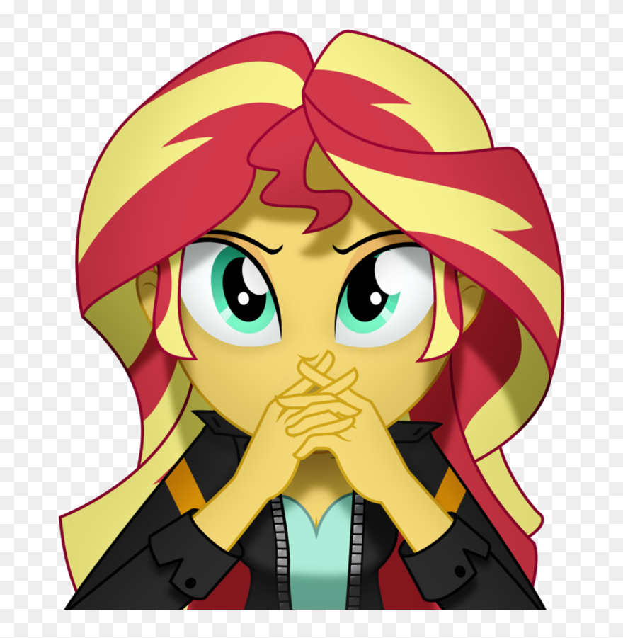 Transparent Sunset Clip Art - Equestria Girls Sunset Shimmer Stare - Png Download