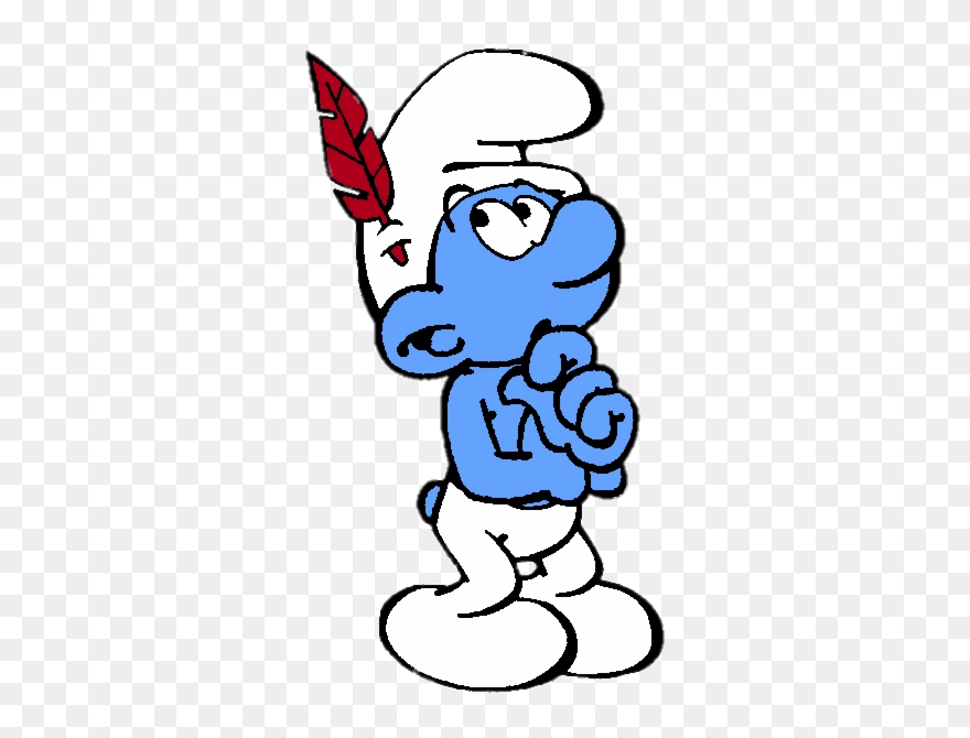 Tracker Smurf Clipart