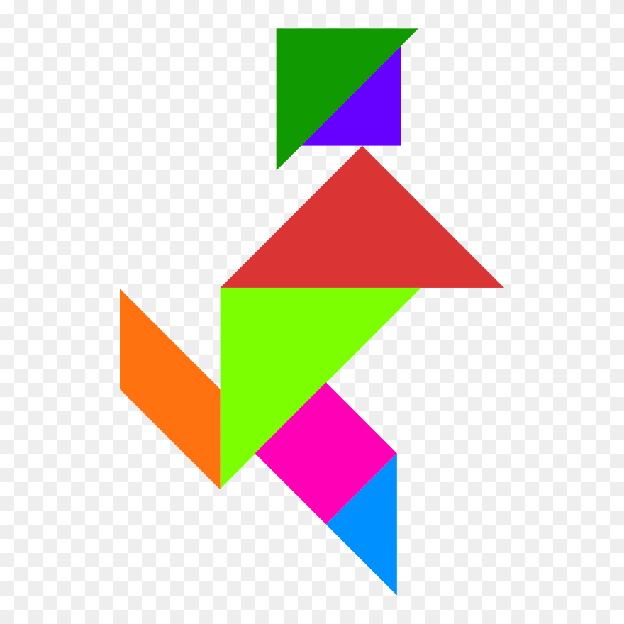 Tangram Clip Art - Tangram - Png Download