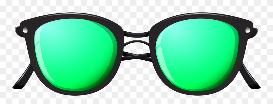 Green Sun Glasses Clipart Picture Royalty Free Stock - Chasma Png Transparent Png