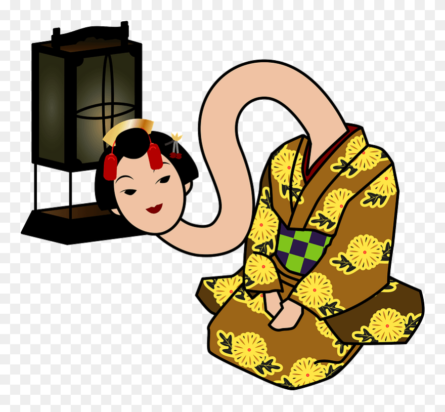 Monster Rokurokubi Clipart - Png Download