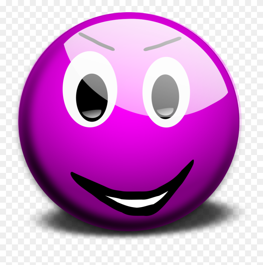 Orange Smile Clipart, Vector Clip Art Online, Royalty - Png Download