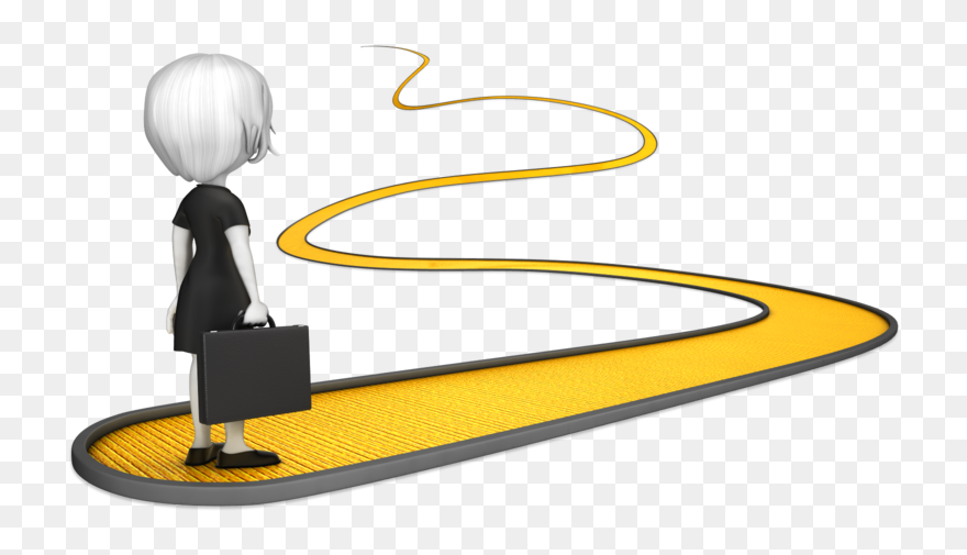 Road Curve Clip Art - Success Png Transparent