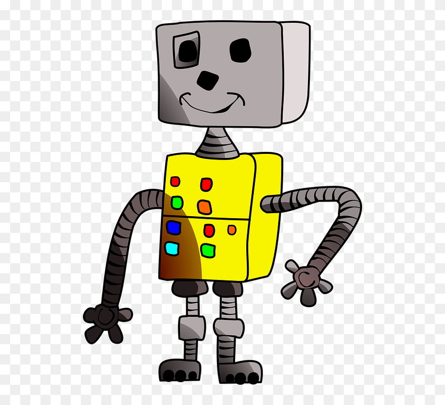 Transparent Robot Clip Art - Robot Jaune - Png Download