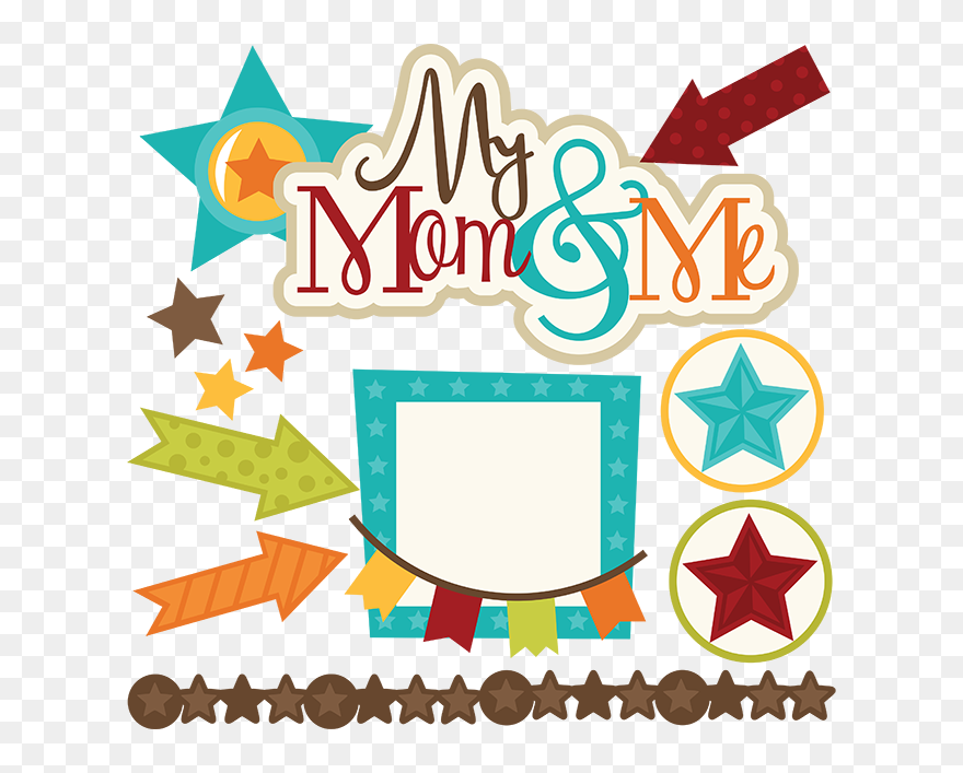 My Mom & Me Svg Files For Scrapbooking Mom And Son - Mom Scrapbook Clipart - Png Download