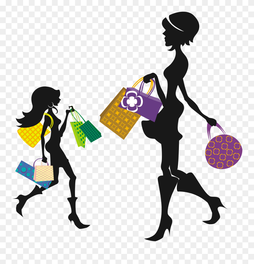 Online Shopping Shopping Centre Clip Art - Fashion Bags Logo Vector - Png Download