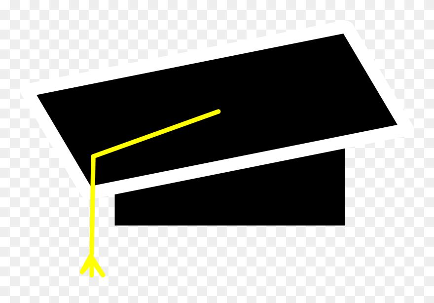 Clipart - Animasi Topi Wisuda - Png Download