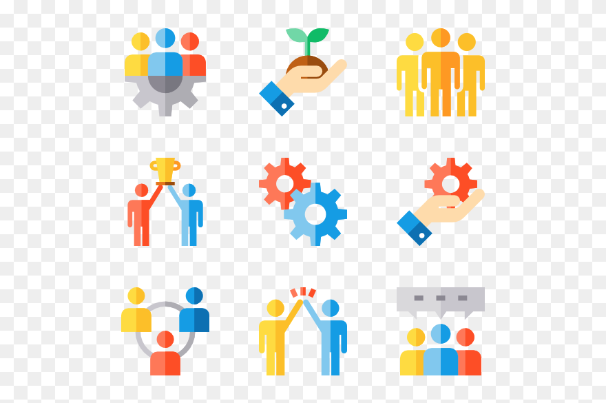 Free Clipart Teamwork - Transparent Teamwork Girls - Png Download