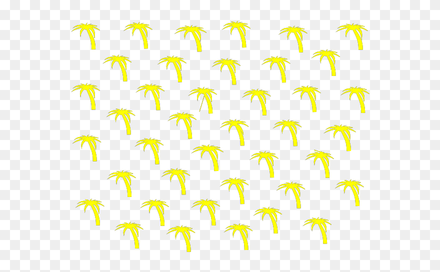 Sky Blue Palms Svg Clip Arts - Png Download