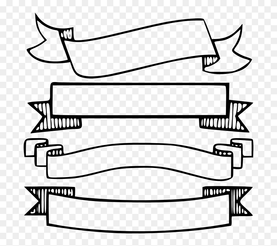 Pin By Ximena Zamudio Tovar On Png - Ribbon Banner Clipart Transparent Png