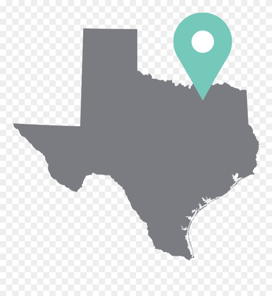 Texas Silhouette Clip Art - Texas Shape - Png Download