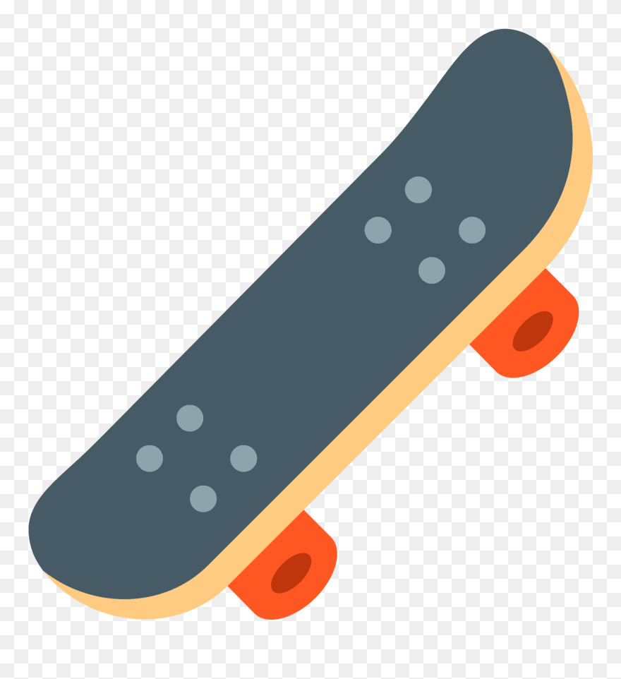 Skate Clipart Skateboard Deck - Skateboard Clipart Png Transparent Png
