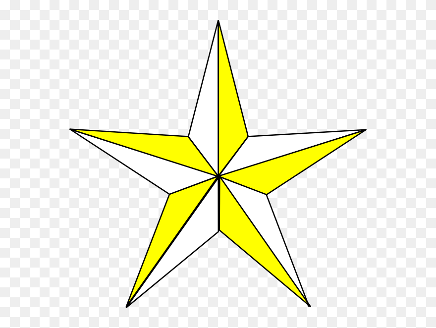 Texas Star Clip Art At Clker - One Star Flag Air Force - Png Download