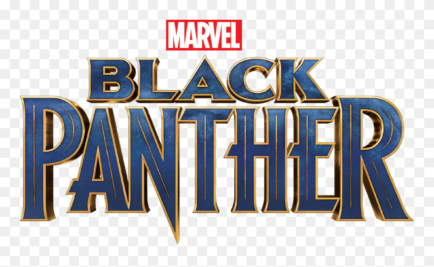 Black Panther Clipart Parkway - Black Panther Text Logo - Png Download