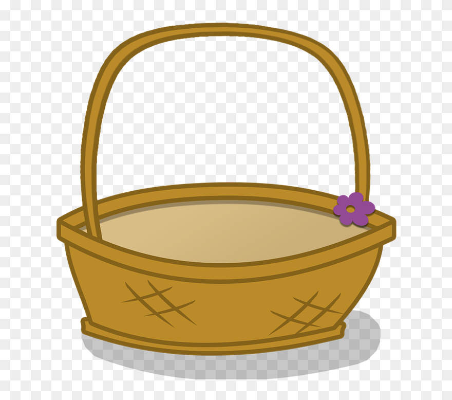 Basket Clipart Cartoon - Panier Clipart - Png Download