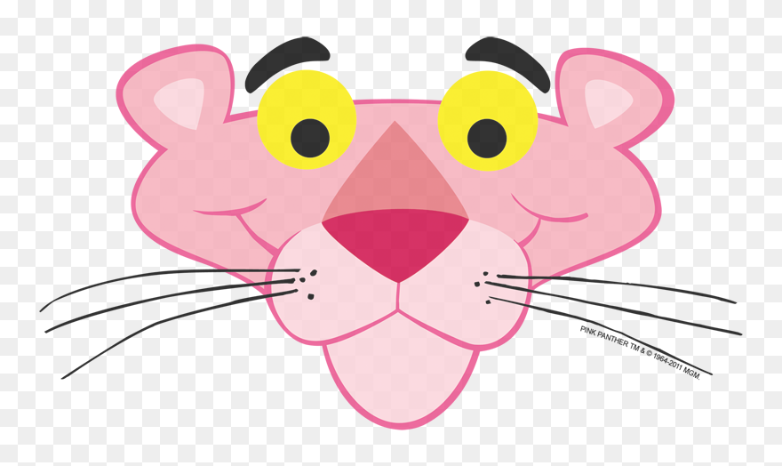Pink Panther Png - Pink Panther Cartoon Head Clipart