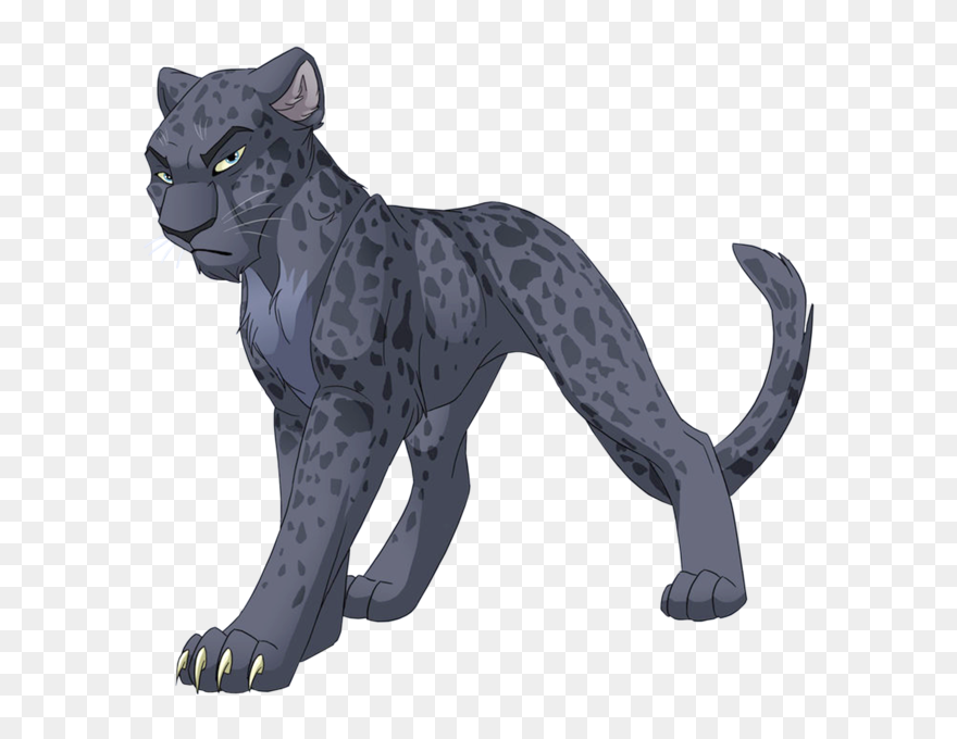 Panther Tiger Cat Clip Art - Cute Drawings Of Animals - Png Download