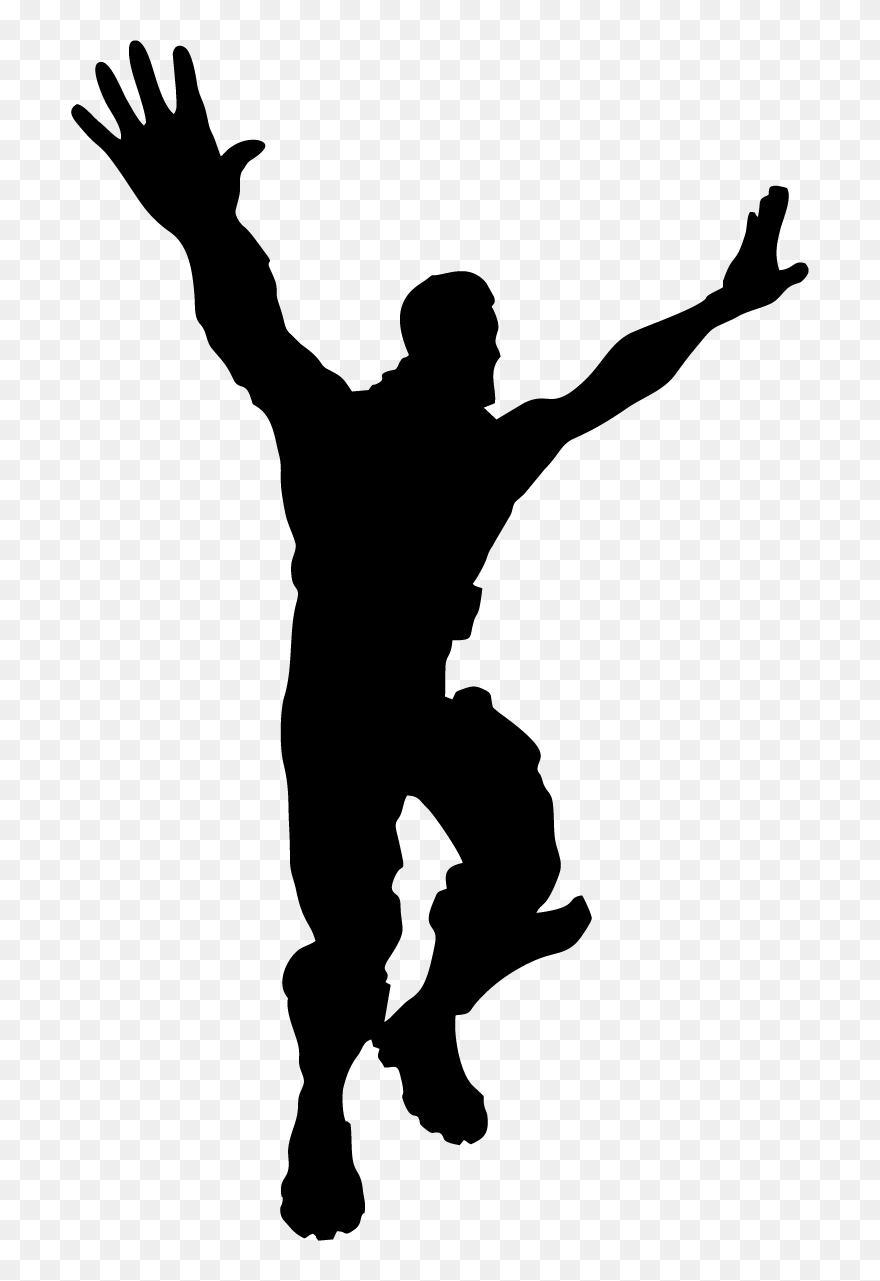 Fortnite Dances Silhouette Clipart