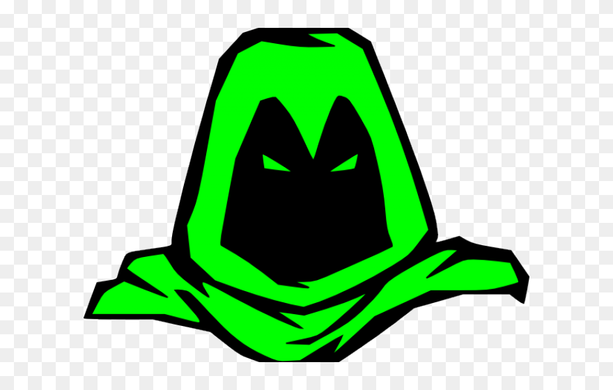 Scary Ghost Clipart - Masked Man Drawing - Png Download