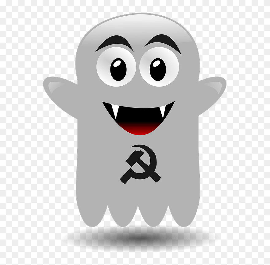 Ghost Communism 1769 Clipart - Ghost Clip Art - Png Download