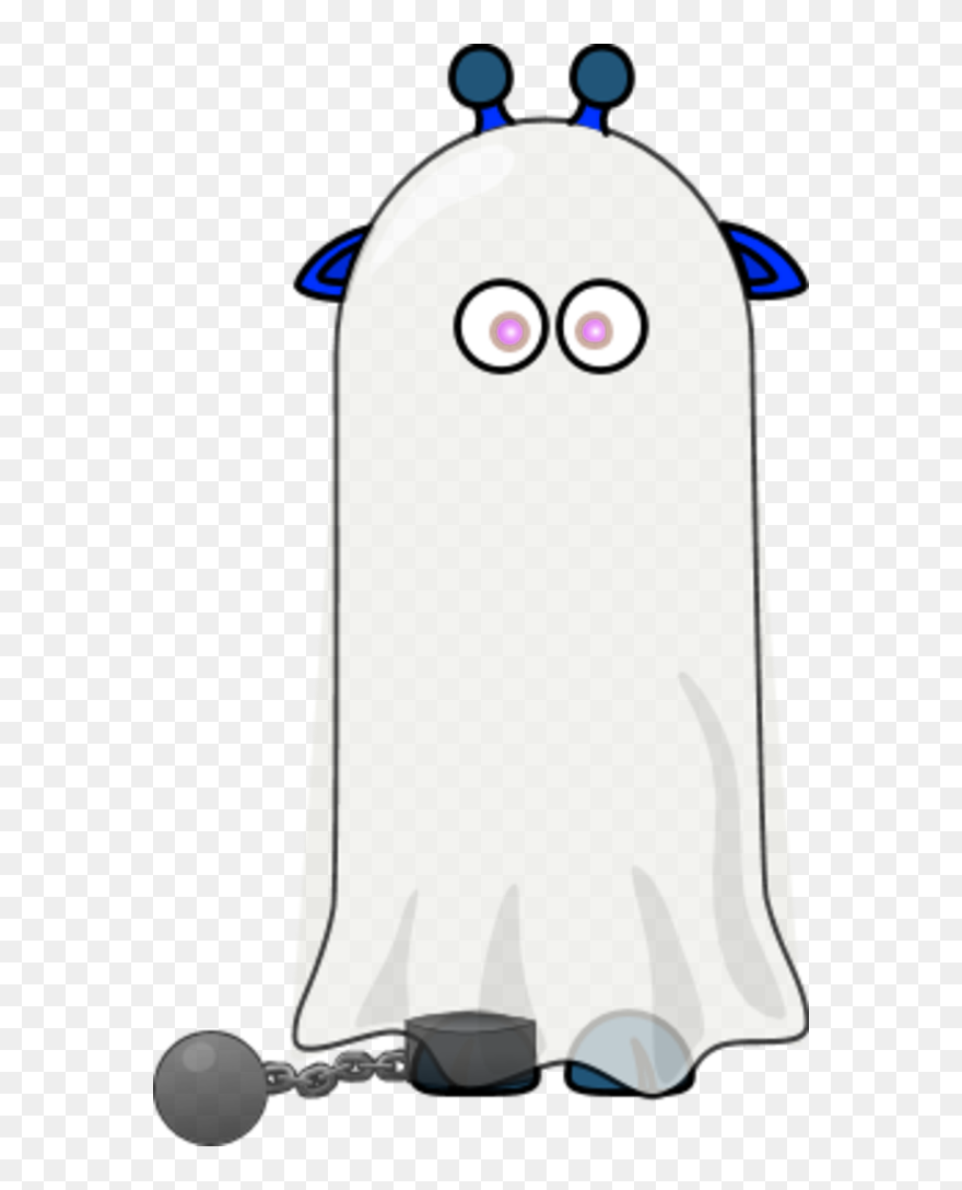 Giraffe Horns Vector Art - Giraffe Ghost Clipart