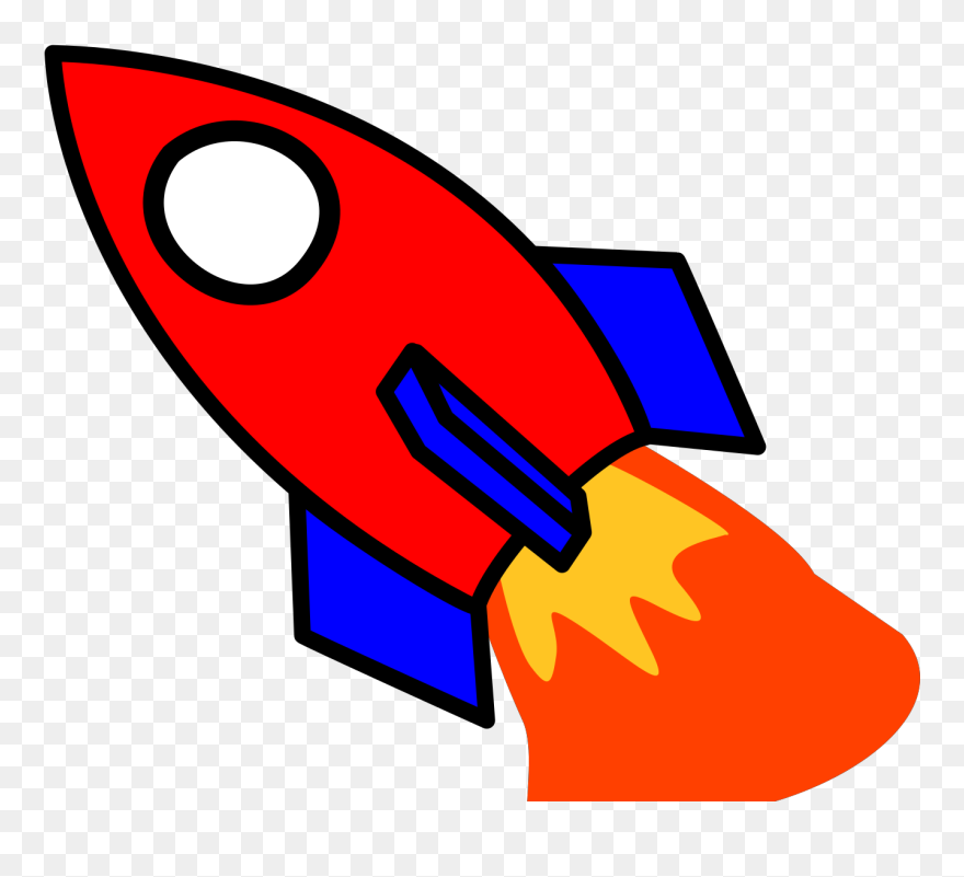 Red Rocket Clipart - Png Download