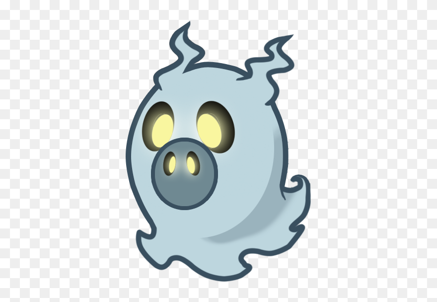 Ghostly Clipart Angry Ghost - Angry Birds Ghost Pig - Png Download
