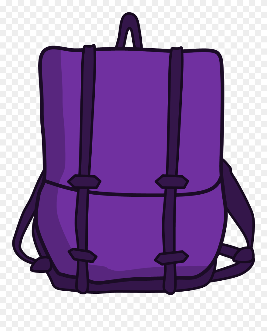 Backpack Clipart Object, Backpack Object Transparent - Violet Objects Clipart - Png Download