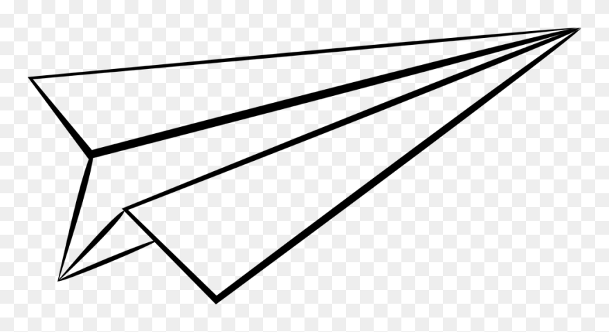 Plane Png Images Free - Paper Airplane Clipart Transparent Png