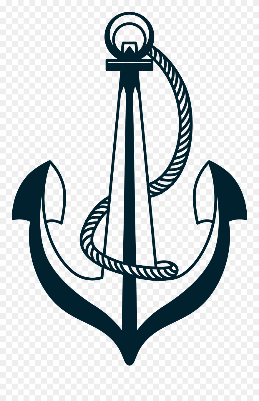Anchor Ship Watercraft Rope Clip Art - Png Anchor Art Logo Transparent Png