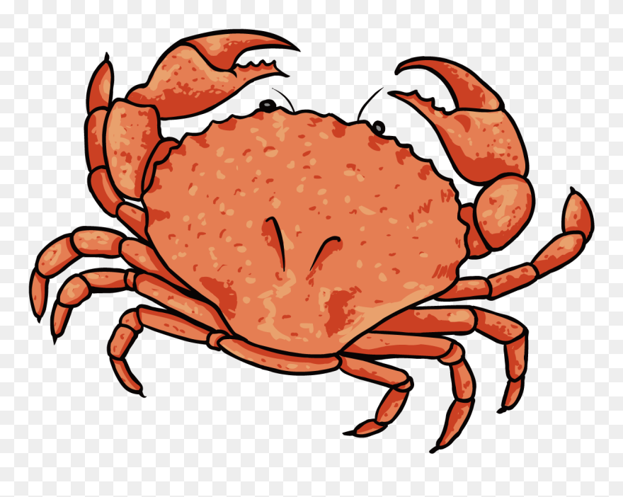 Lobster Clipart Crab - Lobster And Crab Cartoon - Png Download