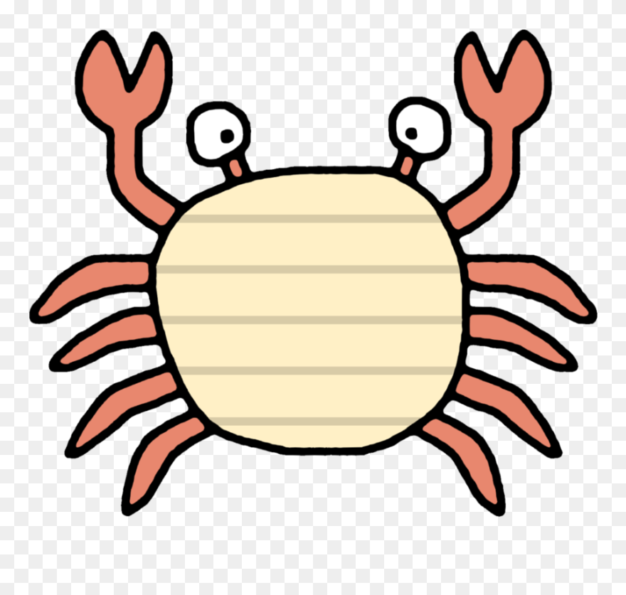 Crab Clip Art - Easy Kawaii Cute Animal Drawings - Png Download