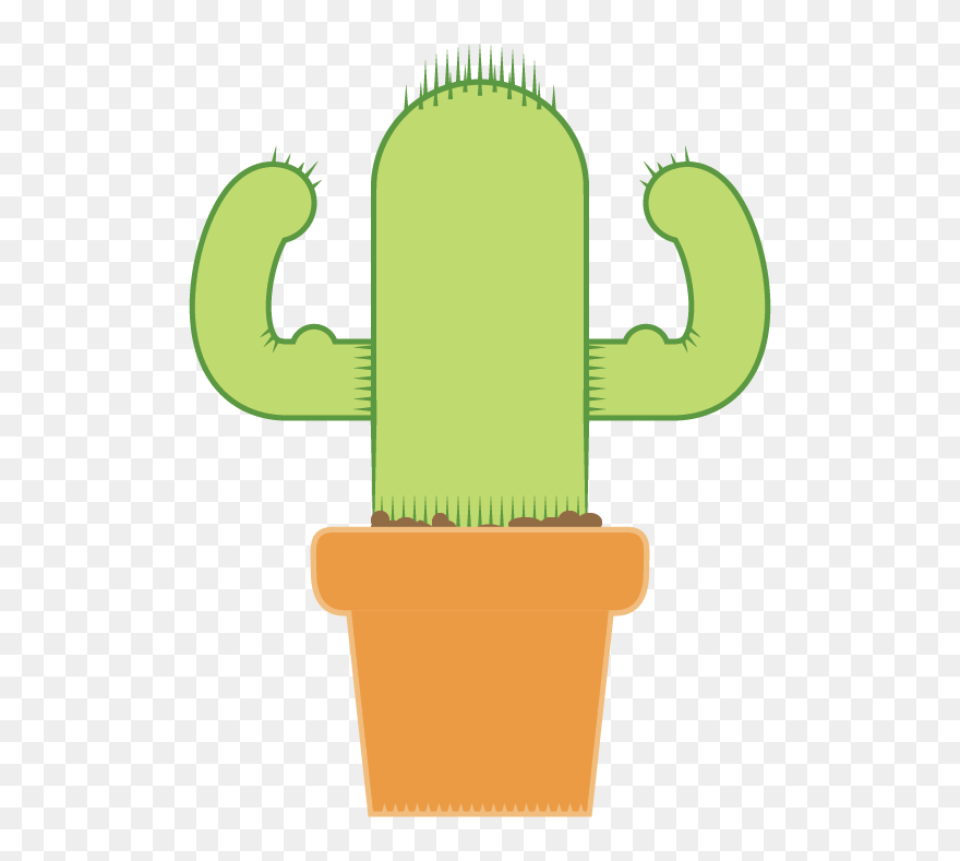 Art Cacti And Other - Cactus Muscle Clipart