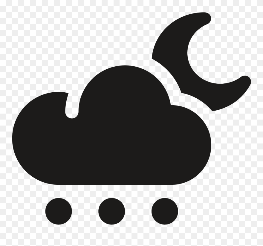 Cloud Weather Snow Clip Art - Clip Art - Png Download