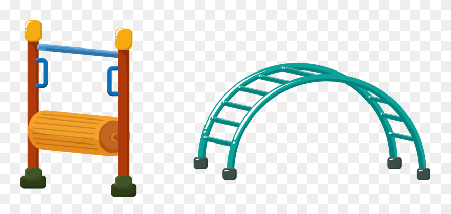 Cartoon Clip Art Fitness - Cartoon Playground Png Transparent Png
