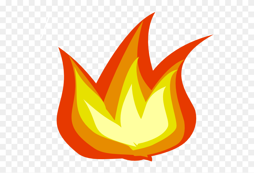 Tall Clipart Flame - Fire Flame Clip Art - Png Download