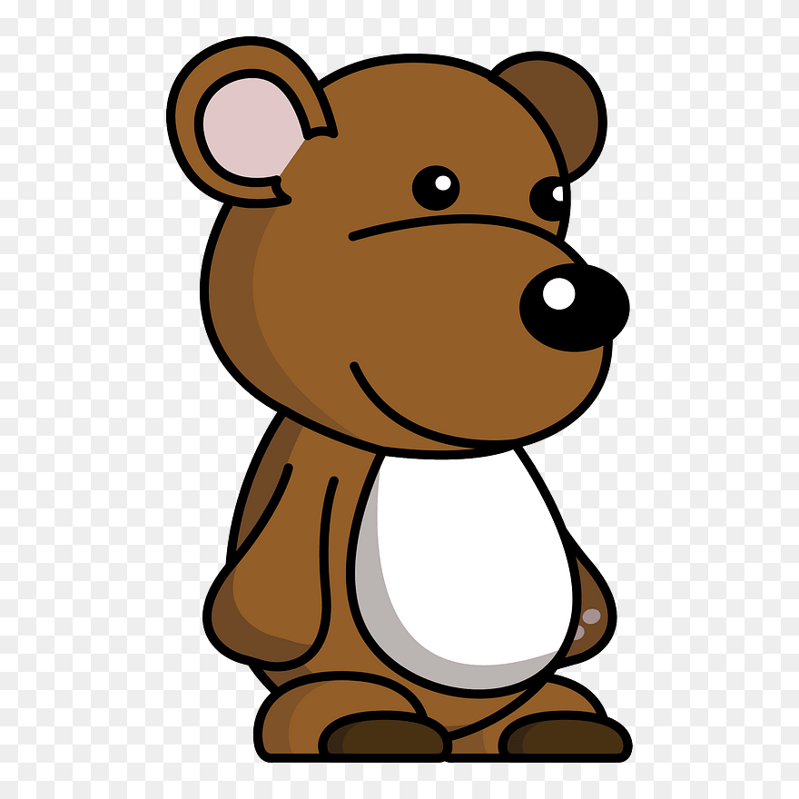 Brown Bear Toy Clipart - Clip Art - Png Download