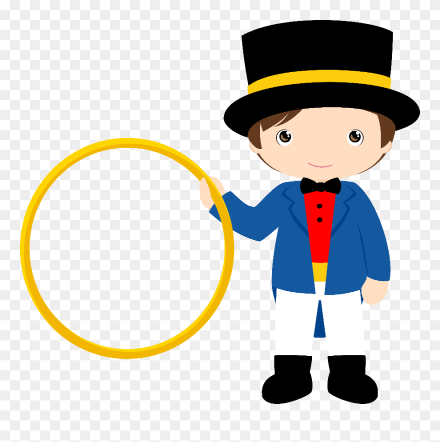 Ringmaster Circus Clown Disney"s Villains - Circus Kid Ringmaster Clipart - Png Download