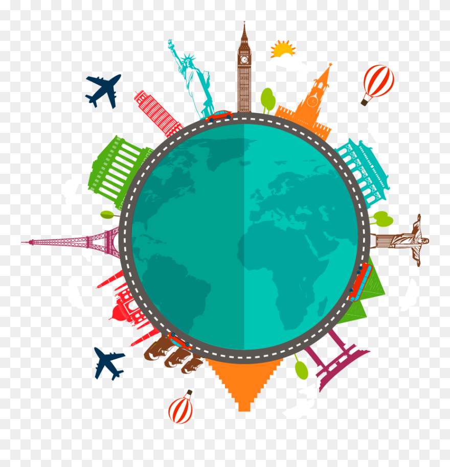 Infographic Travel Clip Art - Clipart Travel Png Transparent Png
