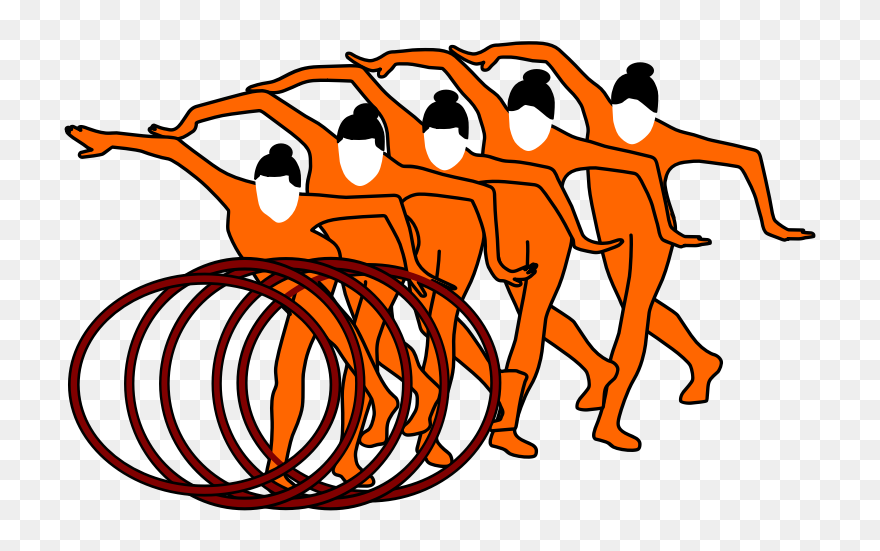 Rhythmic Gymnastics Whole Set Of Rhythmic - Rhythmic Gymnastics Clipart