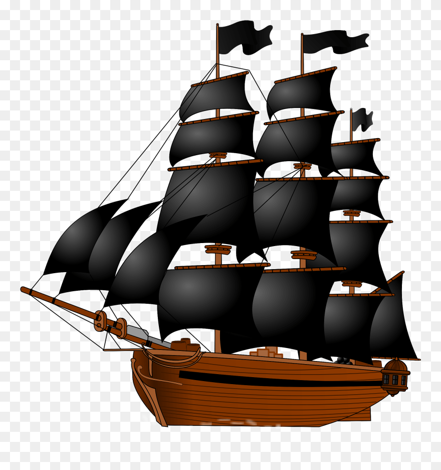Pirate Ship Clipart - Free To Use Pirate Ship - Png Download
