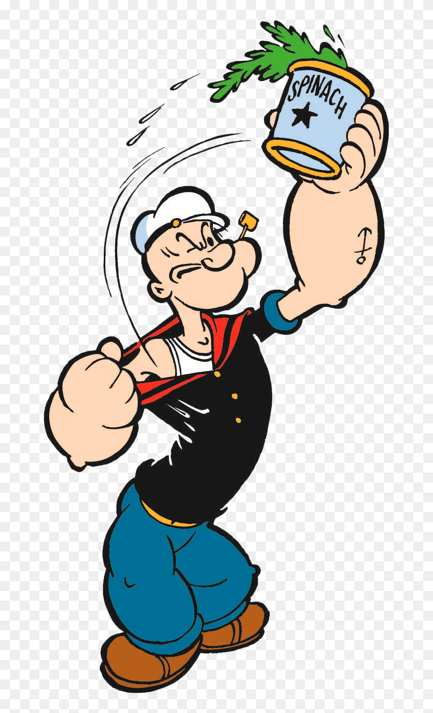 Transparent Popeye Png Clipart