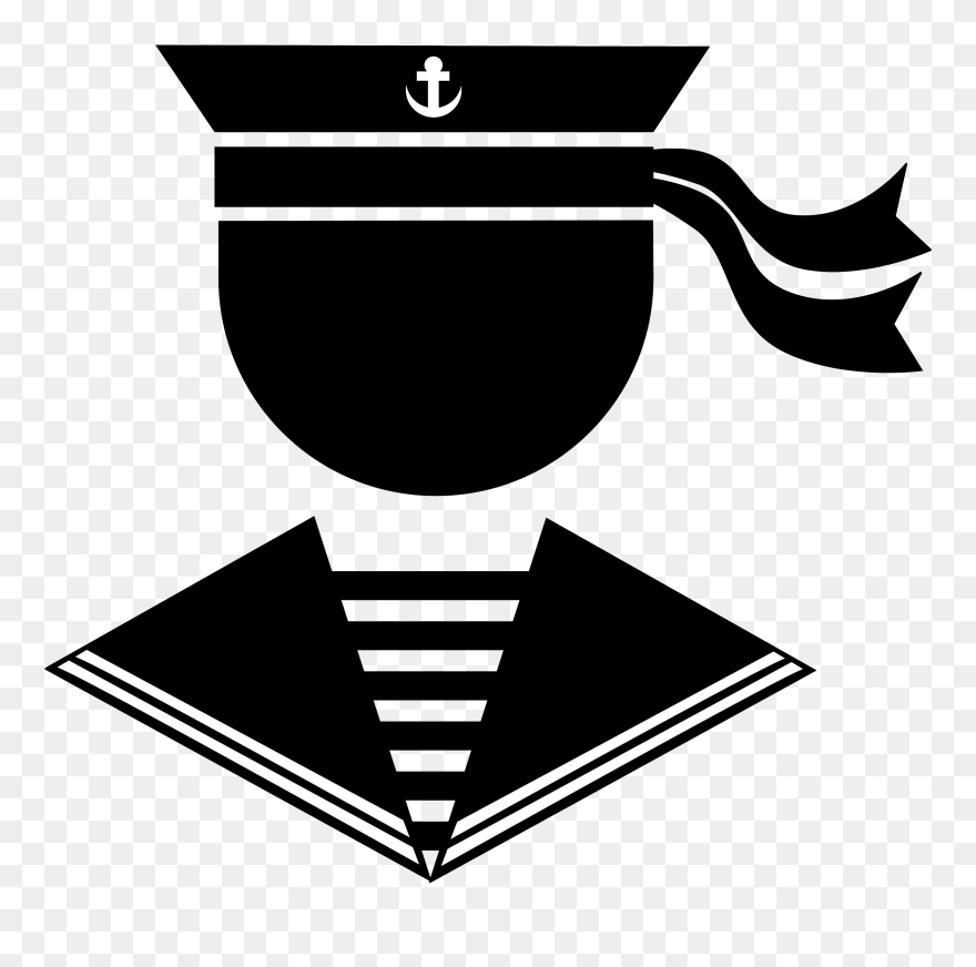 Sailor Silhouette - Sailor Clipart Sailor - Png Download