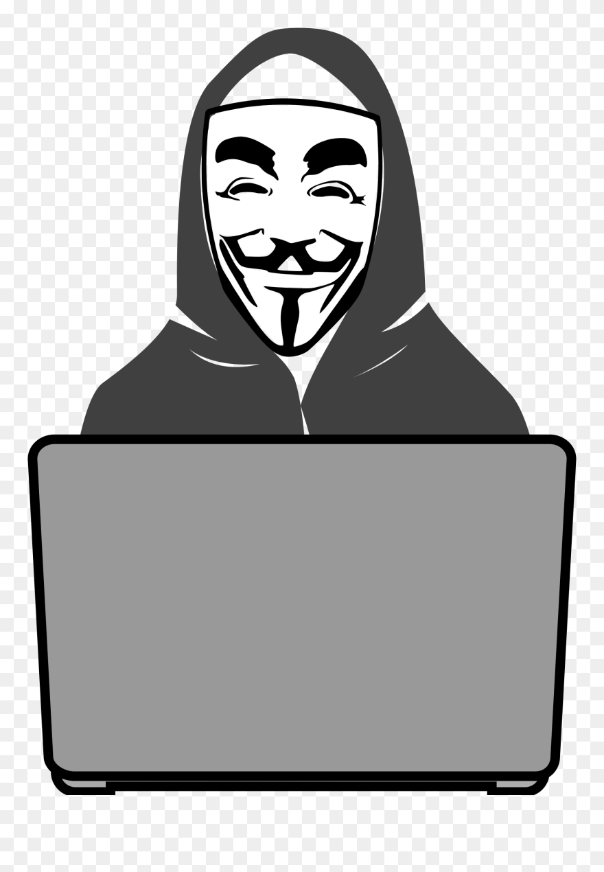 Hacker Clipart Face Mask - Hacker Png Transparent Png