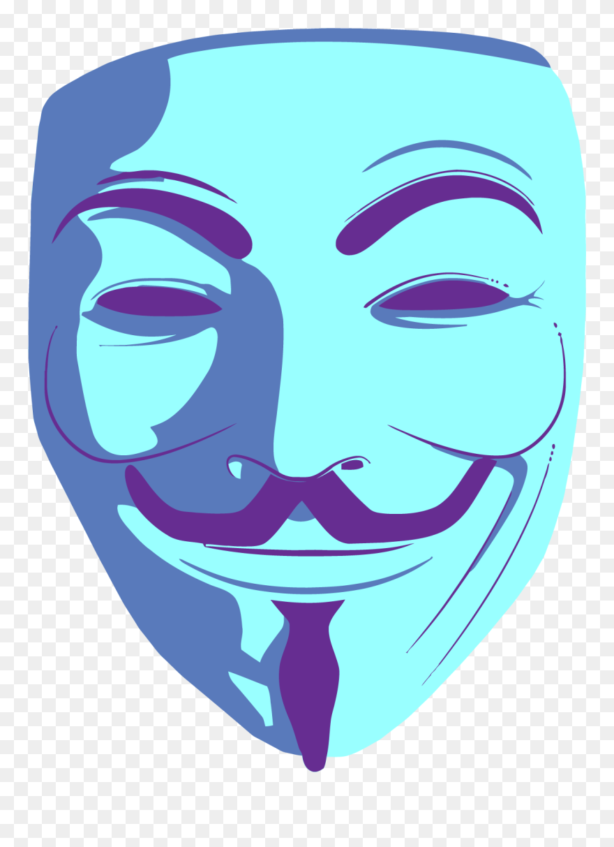 Anonymous Mask Transparent Background Clipart