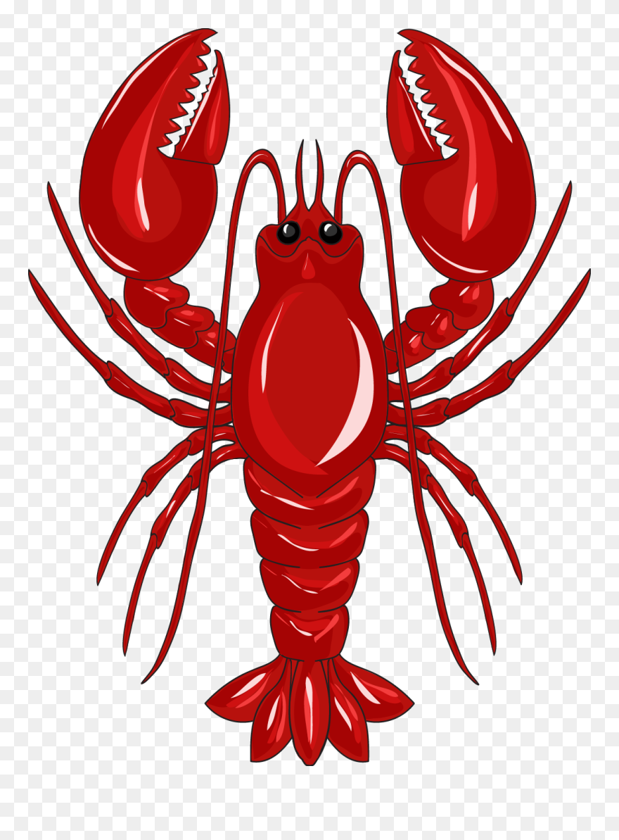 Lobster Crab Clip Art - Transparent Background Lobster Clip Art - Png Download