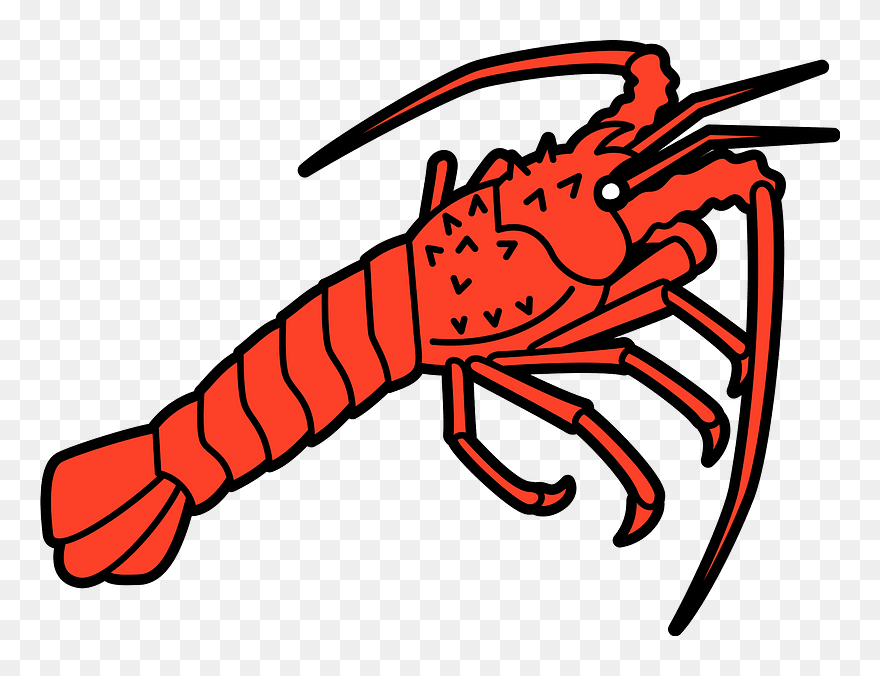 Japanese Spiny Lobster Clipart - 伊勢 海老 イラスト フリー - Png Download