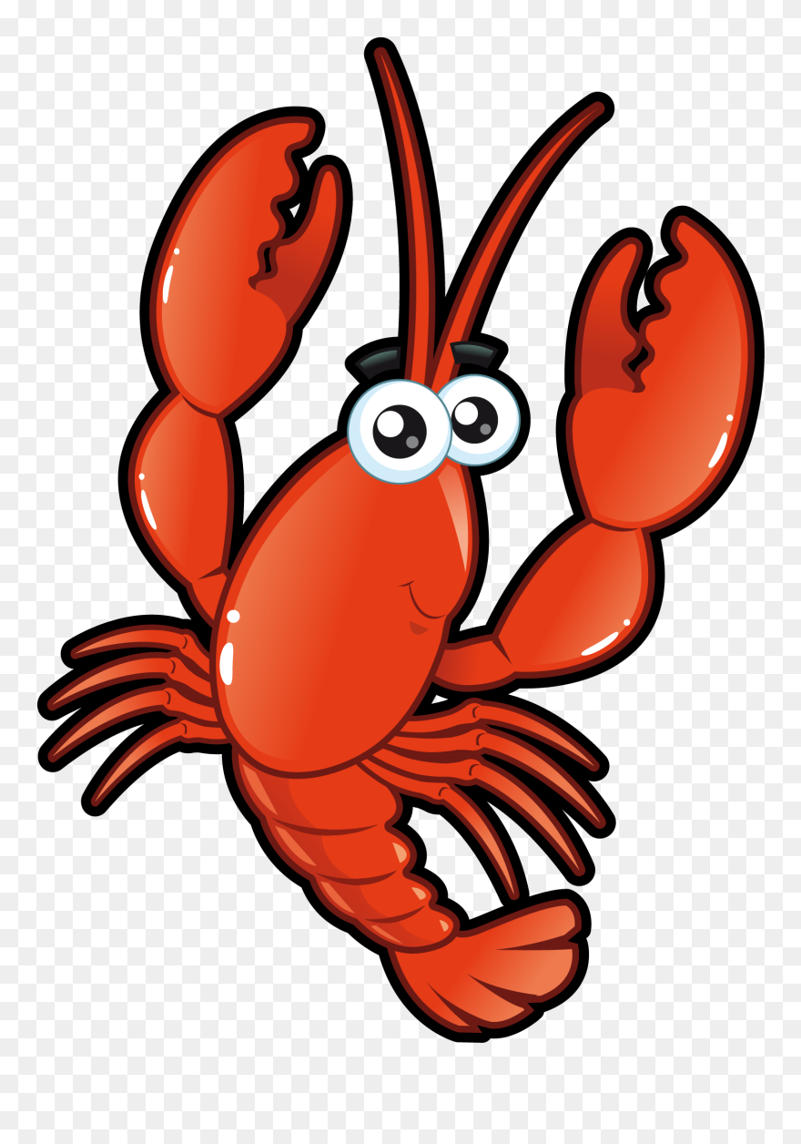 Roll Homarus Cartoon Vector Lobster Drawing Clipart - Cartoon Lobster Png Transparent Png