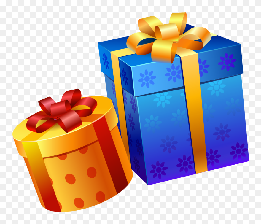 Present Clipart - Happy Birthday Gift Png Transparent Png